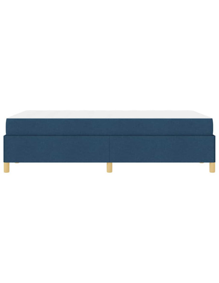 Letto a molle Altro Blu e Bianco 120 x 200 cm Tessuto