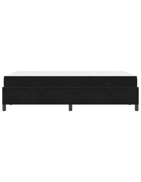 Struttura del letto Nero e Bianco e Nero 120 x 200 cm Velluto