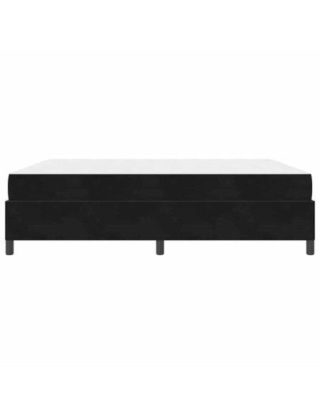 Struttura del letto Nero e Bianco e Nero 180 x 200 cm Velluto