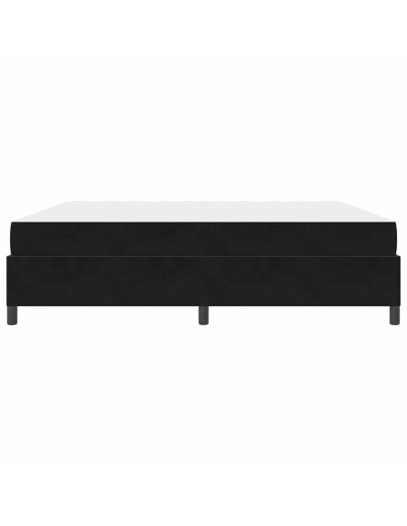 Struttura del letto Nero e Bianco e Nero 200 x 200 cm Velluto