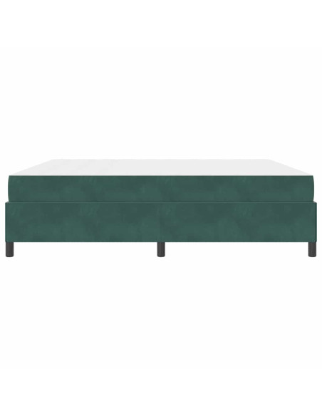 Struttura del letto Bianco e Grigio chiaro 200 x 200 cm Velluto