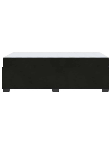 Struttura letto con materasso Altro Nero 100 x 200 cm Velluto