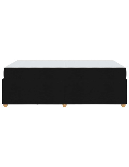 Struttura letto con materasso Altro Nero 120 x 200 cm Tessuto