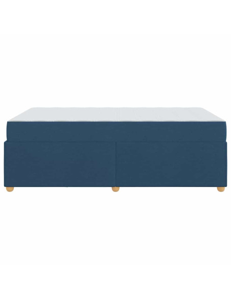 Struttura letto con materasso Altro Blu 120 x 200 cm Tessuto