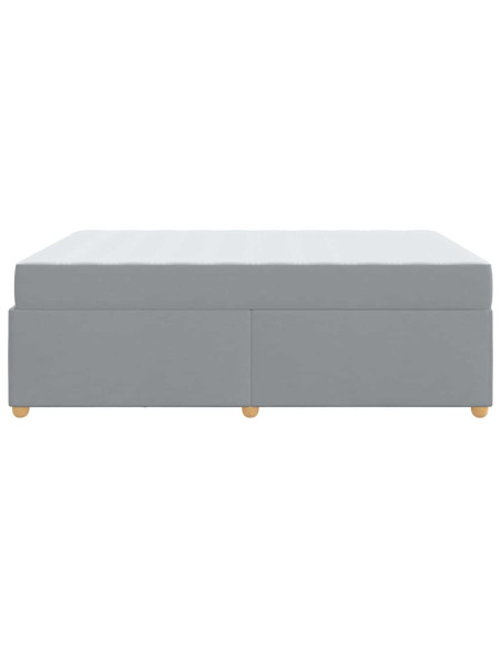 Struttura letto con materasso Altro Grigio chiaro 160 x 200 cm