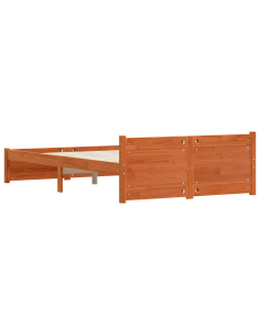 Struttura del letto Marrone cerato 205.5 x 95.5 x 51 cm