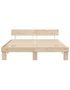Struttura del letto Naturale 180 x 200 cm Pino massello