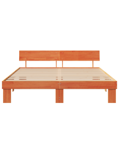 Struttura del letto Marrone cerato 180 x 200 cm Pino massello