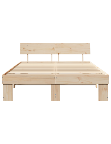 Struttura del letto Naturale 150 x 200 cm Pino massello