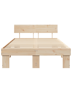 Struttura del letto Naturale 120 x 200 cm Pino massello