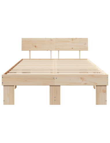 Struttura del letto Naturale 120 x 200 cm Pino massello
