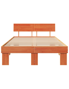 Struttura del letto Marrone cerato 120 x 200 cm Pino massello