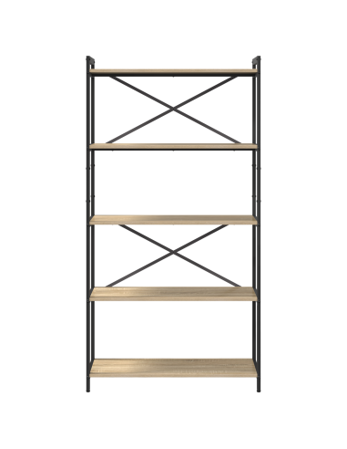 Libreria Rovere Sonoma 80 x 30 x 155 cm Legno multistrato