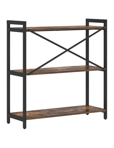 Libreria Rovere fumé 80 x 30 x 85 cm Legno multistrato