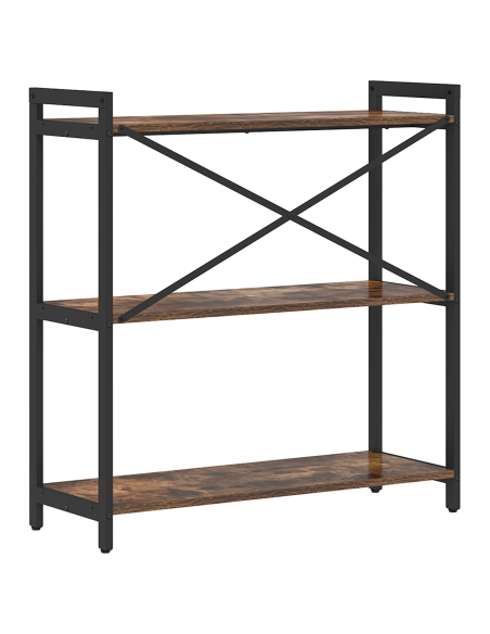 Libreria Rovere fumé 80 x 30 x 85 cm Legno multistrato