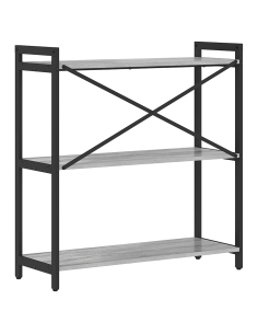 Libreria Grigio sonoma 80 x 30 x 85 cm Legno multistrato