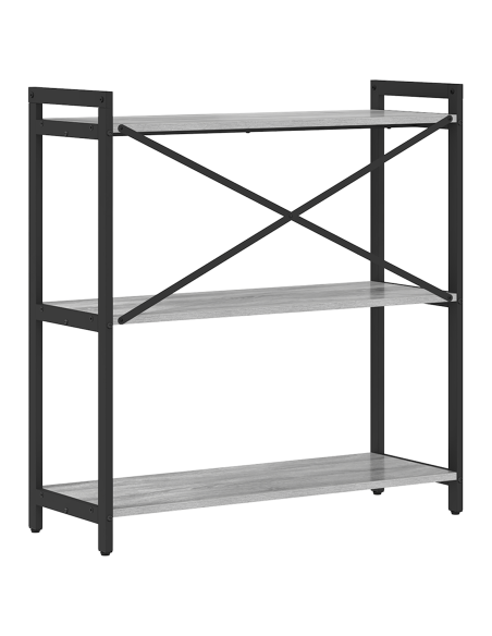 Libreria Grigio sonoma 80 x 30 x 83 cm Legno multistrato
