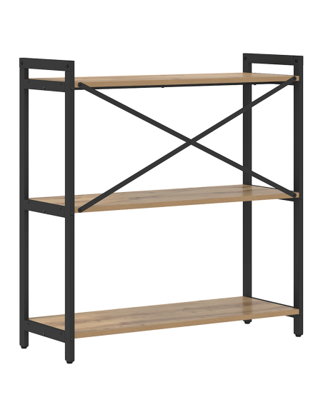 Libreria rovere artigianale 80 x 30 x 83 cm Legno multistrato