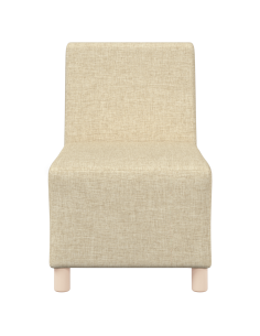 Unità di Divano Modulare Senza Braccioli 2 pcs Crema