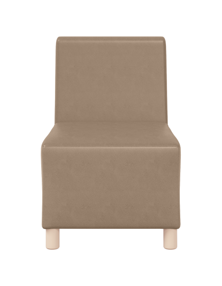 Poltrone Divano 3 pcs Cappuccino 55 x 74 x 82 cm