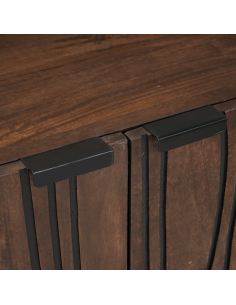 Set di mobili per il bagno 3 pcs Marrone Legno multistrato