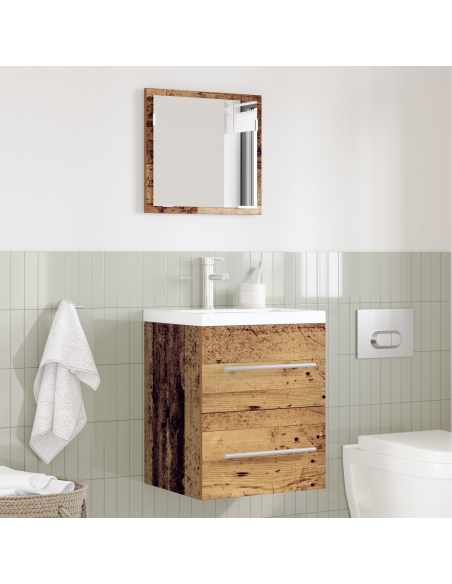 Mobile da Bagno con cassetto Legno Antico 41 x 38.5 x 48 cm