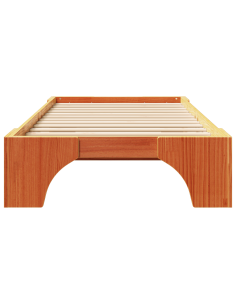 Struttura del letto Marrone cerato 80 x 200 cm Pino massello