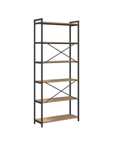 Libreria Rovere artigianale 40 x 30 x 85 cm Legno multistrato