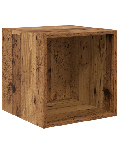 Armadietto a muro con lo scaffale Legno vecchio 37 x 37 x 37 cm