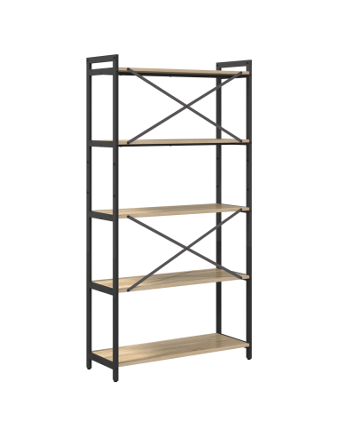 Libreria Rovere Sonoma 80 x 30 x 155 cm Legno multistrato