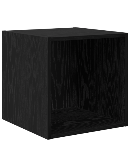 Armadietto a muro Rovere Nero 37 x 37 x 37 cm Legno multistrato