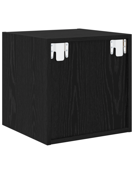 Armadietto a muro Rovere Nero 37 x 37 x 37 cm Legno multistrato