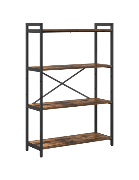 Libreria Rovere fumé 80 x 30 x 120 cm Legno multistrato