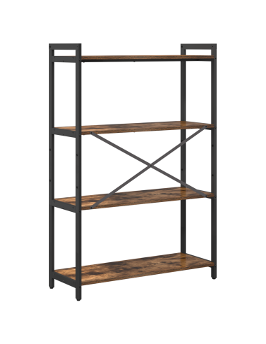 Libreria Rovere fumé 80 x 30 x 120 cm Legno multistrato