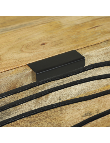 Set di Credenze con cassetto 2 pcs Naturale 60 x 33,5 x 75 cm