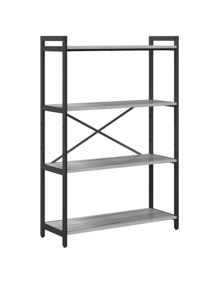 Libreria Grigio sonoma 80 x 30 x 118 cm Legno multistrato