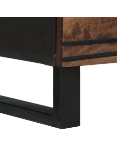 Set di Credenze con cassetto 2 pcs Noce 60 x 33,5 x 75 cm 2