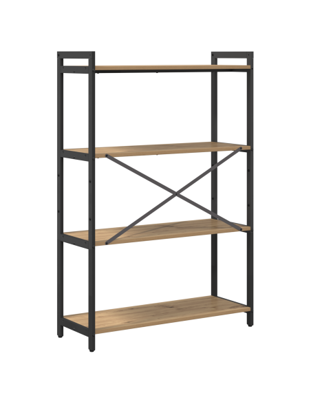 Libreria rovere artigianale 80 x 30 x 118 cm Legno multistrato