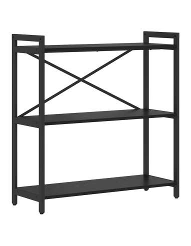 Libreria Rovere Nero 80 x 30 x 85 cm Legno multistrato