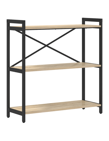 Libreria Rovere Sonoma 80 x 30 x 85 cm Legno multistrato