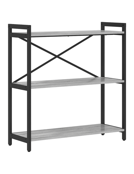 Libreria Grigio sonoma 80 x 30 x 83 cm Legno multistrato