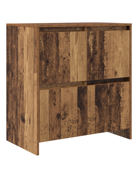 Credenza 2 pcs Legno vecchio 70 x 41 x 75 cm Legno multistrato