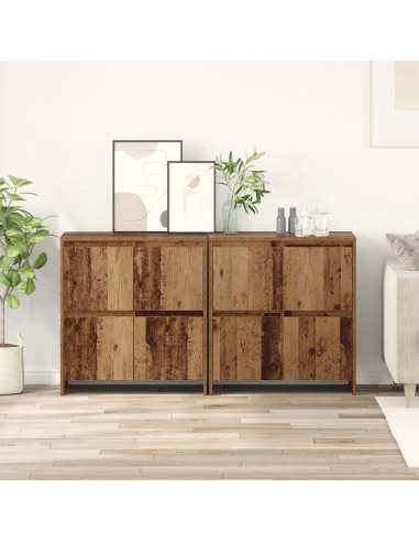Sideboards 2 pcs Legno vecchio 70 x 41 x 75 cm