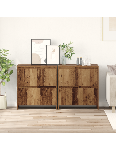 Sideboards 2 pcs Legno vecchio 70 x 41 x 75 cm