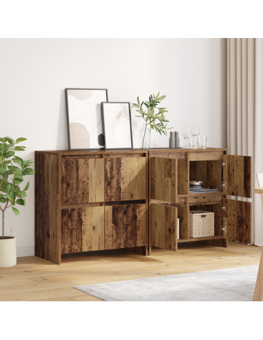 Sideboards 2 pcs Legno vecchio 70 x 41 x 75 cm