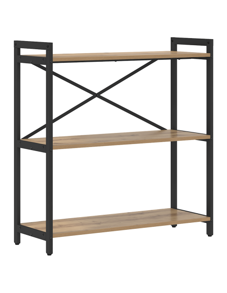 Libreria rovere artigianale 80 x 30 x 83 cm Legno multistrato