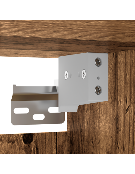 Armadi da Muro 2 pcs Legno vecchio 69,5 x 34 x 90 cm