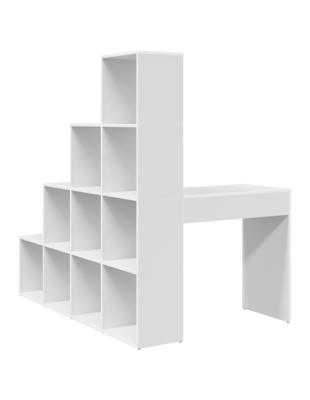 Scrivania ad angolo Bianco Standard Legno ingegnerizzato e MDF