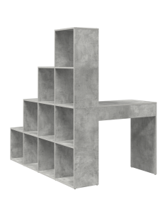 Scrivania ad angolo Grigio cemento 101,5 x 149,5 x 149,5 cm