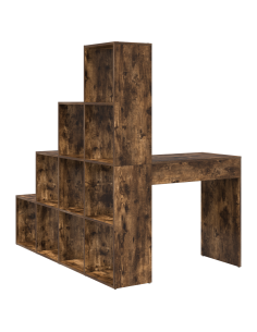 Scrivania ad angolo Rovere fumé 101,5 x 149,5 x 149,5 cm